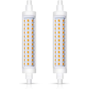 Kalanka-Ampoule R7s Led 118mm 15w Blanc Chaud 3000k, 1540lm, &iquest;&iquest;Quivalent &iquest;&iquest; Lampe Crayon Halog&iquest;&iquest;Ne J118 R7s 100w-120w, Ac 220v, R7s 118mm Led Lampe Non-Dimmable, Lot De 2 - Neuf