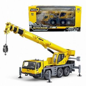 Huina 1/50 Alloy Car Model Toys for Boys 70cm Long Arm Crane Engineering Vehicle Construction Cars Collection Children Gift Toy Cars - Neuf