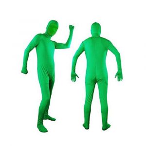 Pièce Extensible, Combinaison Écran Vert, Vidéo, Chroma Key, Confortable, Effet Invisible, Combinaison Moulante, Costumes De Cosplay, 170 Cm - Neuf