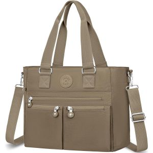 KALANKA-Sac a Main Femme Grande Sacs Bandouli&egrave;re Femme Imperm&eacute;able Sacoche Nylon Tote Bag Cabas Tendance Pochette Bandouli&egrave;re Femme avec Multi-Poches et Bandoulieres R&eacute;glable pour Voyage &Eacute;cole - Neuf