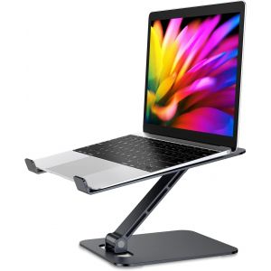 NouvelHorizonstore-Support Ordinateur Portable, Support PC Portable R&iquest;&iquest;glable en Antid&iquest;&iquest;rapant Aluminium Ventil&iquest;&iquest;, Ergonomique Pliable Compatible avec MacBook Air, Pro, Autre Laptops Tablettes 10&iexcl;&plusmn; - 16&iexcl;&plusmn; - Neuf