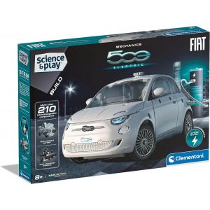 Voiture &Eacute;lectrique Fiat 500 : Kit De Construction Pour Enfants, M&eacute;canique, Kit Scientifique, Jouet Stem Avec Batterie Rechargeable (8 Ans Et Plus) - Neuf