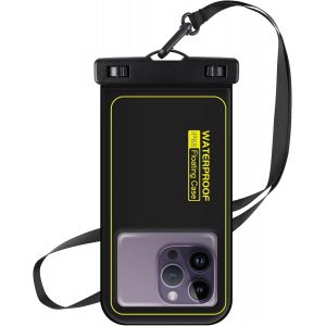 Kal-Pochette &Eacute;tanche Smartphone Ipx8, Pochette T&eacute;l&eacute;phone &Eacute;tanche Flottante Housse &Eacute;tanche Smartphone Pour Iphone 15 Pro Max 14 Pro 13 12 11, Samsung S24 S23 S22, Huawei Xiaomi Jusqu'&agrave; 6,7 - Neuf