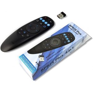 Bpr2S Plus Air Mouse Remote Control, T&eacute;l&eacute;commande Sans Fil Rf 2.4G, T&eacute;l&eacute;commande Vocale Intelligente Avec Gyroscope 6 Axes, Support Tv4 Button Ir Isolation, Android Tv Box Et Tv Stick - Neuf
