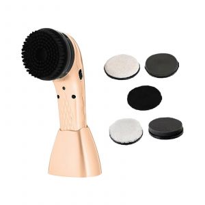 Polisseuse Electrique A Vitesse Reglable, Kit De Nettoyage De Cuir Usb, Kit De Cirage Automatique Pour Canape, Couleur Or. - Neuf