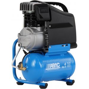 CHECARZHN--NO1-Compresseur D'Air Start L20, Compresseur D'Air 6 Litres, Double Manomètre, Pression imale 10 Bars, Lubrifié, Mobile, Puissance 2 Cv - Neuf