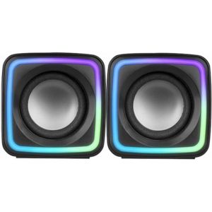 Mspulse, Haut-Parleur Bluetooth Portable 50W Rms, Ã¿Clairage Rgb, 2 Haut-Parleurs Actifs 93Mm + 2 Passifs Ultra-Bass, Mains Libres, Usb/Microsd/Aux/Fm, Poignée Et Sangle, Noir - Neuf