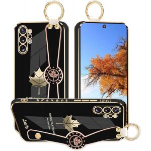 Kalanka-Coque Silicone Pour Samsung Note 10 Plus Avec Cordon Support Anneau Pour Femme Et Fille, Etui Housse De Protection Antichoc Aesthetic Ultra Fine Pour Samsung Galaxy Note 10 Plus (Noir) - Neuf
