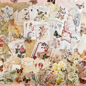 Stickers Set Scrapbooking Materiel 260pcs Stickers Aesthetic Lavage À L'eau Autocollant Vintage Stickers Kawaii Bullet Journal Accessoire Album Photo,Album Plat,Ordinateur Portable,Diy(Lapin) - Neuf