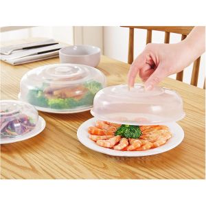 Couvercle pour micro-ondes,couvercle anti-&eacute;claboussures pour micro-ondes,mat&eacute;riau PP transparent,conception de protection des aliments,couvercle anti-&eacute;claboussures (Moyen 17 cm) - Neuf