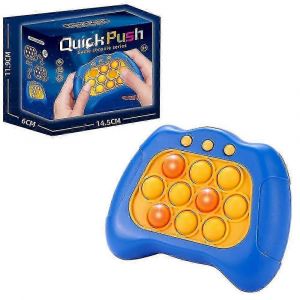 Puzzle &eacute;lectrique r&eacute;volutionnaire Pop It Console anti-stress Fidget Toy Quick Push Bubble Game Console pour enfants - Neuf