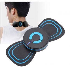 Masseur Ems Portable, Mini Masseur Cervical, Masseur &Eacute;lectrique, Coussinets De Massage Cervical Stimulateur Musculaire Ems Pour Soulager La Pression De Tout Le Corps(F2) - Neuf