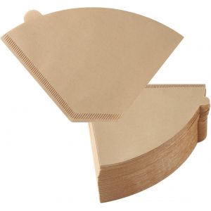 KAL-Pièces Filtres À Café En Papier, Forme En U Filtre À Café #4 Sacs Filtre À Café Accessoires Café Pour Maison Bureau Tasse Filtrante Filtre À Main (8-2 Tasses) - Neuf