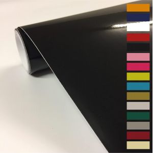 Rouleau De Papier Contact Autocollant Brillant En Vinyle Pour Comptoir De Cuisine,Armoires,Armoires Et Tables (Noir,60 X 200 Cm) - Neuf