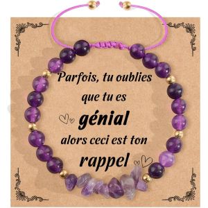 Women's Gift, Women's Bracelet, Women's Natural Stone Bracelet, Ideal Gift For Women, Teenagers, Girls, Christmas, Birthday Gift, Gift For Mother, Sister, Friend, Colleagues, Women's Jewellery - Neuf