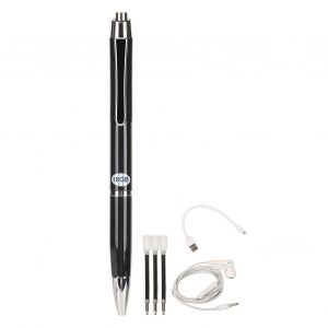 Enregistreur de voix num&eacute;rique Stylo portable Voix &agrave; texte R&eacute;duction du bruit Stylo enregistreur &agrave; commande vocale pour cours de r&eacute;union de conf&eacute;rence Neutre Anglais,Noir 16GB - Neuf