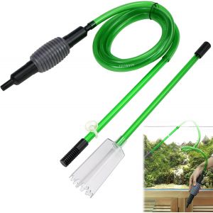 Aspirateur Aquarium, Siphon Aquarium, Pompe Nettoyage Aquarium, Kit De Nettoyage Pour Gravier D'aquarium Avec Siphon Pour Changement D'eau D'aquarium, Nettoyage De Gravier Et De Sable - Neuf
