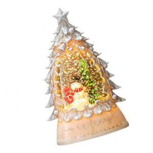 Arbre de no&euml;l en Forme de LED Lumi&egrave;re de l'Huile pour la Saison &agrave; Domicile Parure Portable Lampe de Nuit &agrave; la Main de Table, D&eacute;coration Multicolore - Neuf