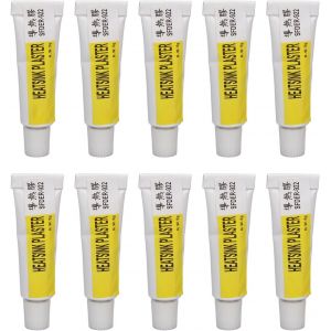 KAL-Colle Conductrice Thermique 5 G, Pâte Thermique De Graisse De Silicone 10 Pièces, Dissipateur Thermique En Plâtre Conducteur Thermique Pour Led Gpu Cpu Mosfet Ic Chip - Neuf