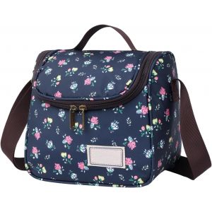SHILIU-Sac Isotherme à Repas Capacité Sac à Déjeuner Isotherme Grand Sac Isotherme Réutilisable Imperméable Sac à Déjeuner Pique-ni[ - Neuf