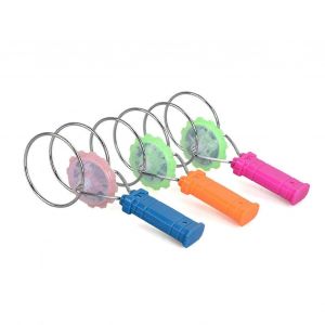 Jouet Spinning Avec Poignée De Roue Coloré Led Lumière Spin Liberté Nouveauté Jouets Magnétique Gyro Roue Main Spinner Enfants - Neuf