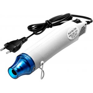 Mevronisshop-Pistolet Thermique, Pistolet &Agrave; Air Chaud, Pistolet Thermique &Eacute;lectrique Portable 220 V 300 W, Pistolet Thermique Chaud Pour Gaufrage Artisanal, Gaine Thermor&eacute;tractable, Fabrication De Bo - Neuf