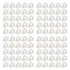 XYONG Lot de 100 clips de gestion de cables adhesifs reglables en nylon PA66 pour la maison YX-1316 - Neuf