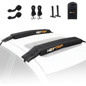Letnerny-Coussinets De Toit Souples Universels Pour Kayak/Planche De Surf, Sup/Canoë Avec Sangles De Serrage De 3,5 M Et Sac De Rangement - Neuf