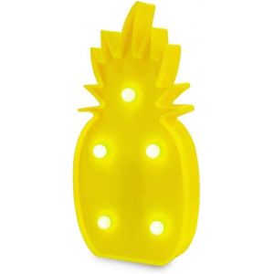 Lampe de table d'ananas,lampe de table de nuit d'ananas mignon LED pour pièce cadeau murale - Neuf