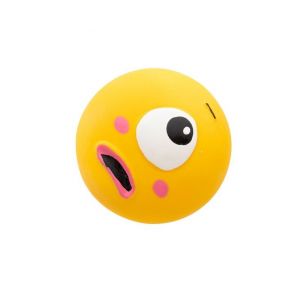 Balle Couinante Interactive En Latex Pour Chien - 5,5 Cm - Visage Amusant Pour S'amuser &Agrave; Rapporter Et &Agrave; Jouer - Neuf