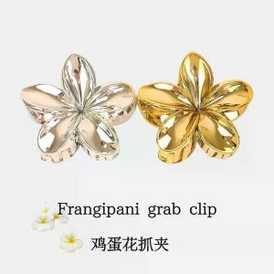 Pince À Cheveux Pour Les Femmes De Style Européen Et Américain Épingle À Cheveux Fleur D'argent Et D'or Pour Le Dos Tête Chignon Accessoires À La Mode - Neuf