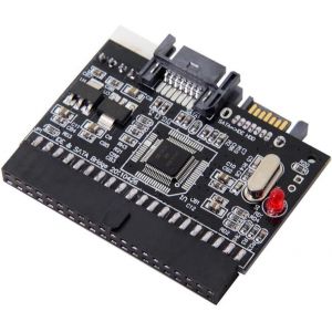 IDE 100 133 PATA vers Dual Serial SATA 7PIN Adaptateur Convertisseur r&eacute;versible pour disque dur - Neuf