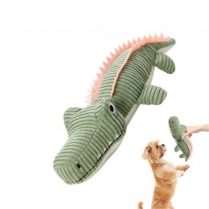 Jouet En Peluche Pour Chien, Jouet En Peluche Pour Chien Jouet En Peluche Doux Et Résistant Aux Morsures Pour Les Anniversaires Chiot Vert Armée. - Neuf