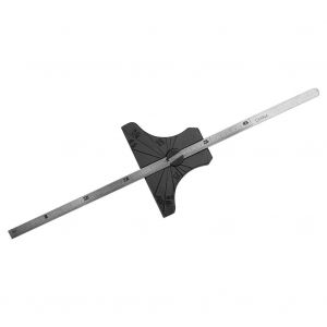 Regle d'angle de jauge de profondeur composite en acier trempe de haute precision 30¡ã 45¡ã 60¡ã Echelle gravee - Neuf