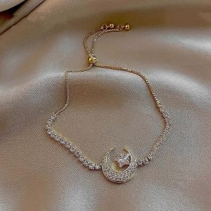 Nouveau Musulman Lune Étoile Bracelets Ramadan Kareem Mubarak Croissant Chaînes Réglables Allah Bracelets Pour L'aïd Islam Cadeau Bijoux - Neuf