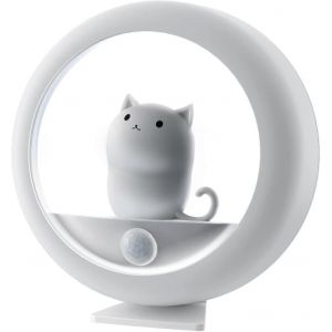 Veilleuse À Capteur De Mouvement Rechargeable - Veilleuses Magnétiques Luminosité Réglable Stick-Anywhere Lampe Pour Chat Pour Mur Chambre Placard Escalier Armoire - Neuf