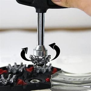 Cl&eacute; &Agrave; Chaussures De Golf Avec Poign&eacute;e &Agrave; Cliquet Pour La Pose Et Le Retrait Des Crampons - Neuf