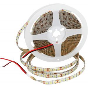 Kalanka-- Ruban Led 12v Pour Ext&eacute;rieur Ip65, 600 Led Par Rouleau De 5 M&egrave;tres. Bande Lumineuse &Eacute;tanche Pour Terrasse, Patio, Jardin, Fa&ccedil;ade (Alimentation Non Incluse) - Lumi&egrave;re Froide 6000k - Neuf