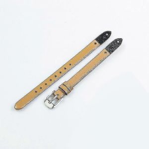 Bracelet De Montre En Cuir De Remplacement Pour Femmes,Bracelet En Cuir De Vachette V&eacute;ritable De 8 Mm Compatible Avec Es3861/3269 - Neuf