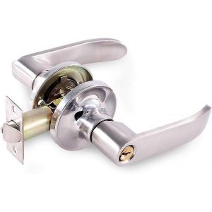 Serrure de poignée de porte antirouille en acier inoxydable Levier de poignée anti-corrosion Boutons de quincaillerie en forme de boule Serrure intérieure pour l'utilisation de l'entrée,du passage et - Neuf