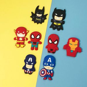 Ensemble de 8 aimants magnétique de PVC de réfrigérateur, des figurines de super-héros, pour enfant, tableau blanc, décoration d'intérieur, boutique de souvenirs - Neuf
