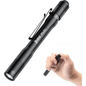 Dool-Pl01 Lampe De Poche Led Rechargeable,650 Lumens Mini Lampe De Poche,Ip68 Lampe Stylo Étanche,4 Modes Lampe De Poche De Petite Taille,Compatible Avec 2 Piles Aaa Pour Camping,Réparation - Neuf