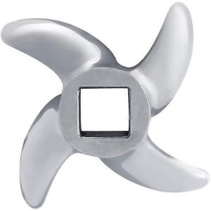 Couteau hachoir &agrave; viande, lame de hachoir facile &agrave; utiliser, l&eacute;ger pour la viande de fruits (32 #) - Neuf