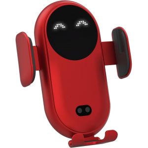 Kalanka-Chargeur Sans Fil De Voiture, Support De T&eacute;l&eacute;phone De Voiture Pour Prise D'air, Support De T&eacute;l&eacute;phone De Voiture Universel Station De Charge Inductive Pour Voiture (Rouge) - Neuf