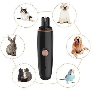 Lime Et Broyeur À Griffes Pour Chien Doux ¿ Coupe-Griffes Silencieux Et Rechargeable Avec Embout Diamanté, 2 Vitesses, 3 Ports Pour Un Toilettage Sûr Des Animaux - Neuf