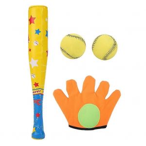 4PCS Sports Baseball Toys Soft Baseball Bat Ball Glove Set for Kids Children Gifts - Neuf
