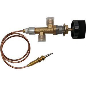 Ulteronixshop-Kit de soupape de contr&ocirc;le de s&eacute;curit&eacute; pour foyer au gaz propane GPL basse pression avec raccord de 20,3 cm - Neuf