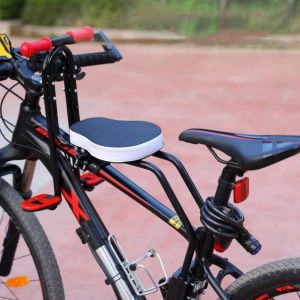 Subzonal-Siege Velo Enfant Avant | S&eacute;curit&eacute; Si&egrave;ge De V&eacute;lo Avant Avec Accoudoir Et P&eacute;dale | Si&egrave;ge Avant Coussin De Selle Pour Enfant De 2 &Agrave; 6 Ans, Max 50kg (Black) - Neuf