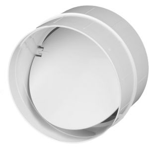 Système à tube circulaire, tuyau de ventilation en PVC, support de pièces de réduction Té., Plastique, Verbinder mit Rückstauklappe, Ø 150 - Neuf