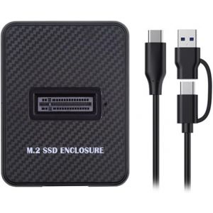 Bo&icirc;tier PCBA externe vertical USB 3.0 Type-C vers NVME M-Key M.2 NGFF SATA RTL9210B Chipset SSD Station d'accueil verticale externe PCBA - Neuf